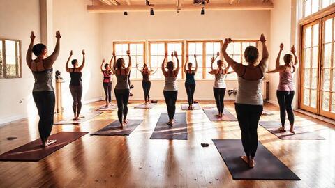 Yoga at the Market