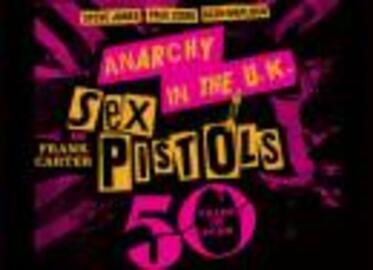 Frank Carter and Paul Cook, Steve Jones, Glen Matlock of The Sex Pistols
