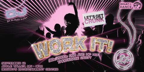 Work It!: 90S/2000S R&B And Hip Hop Night
