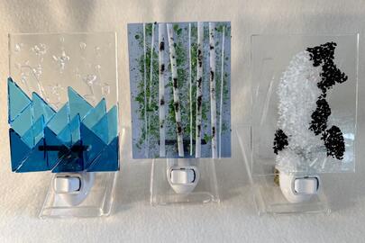 Fused Glass Night Lights Workshop with Susan Tracy
