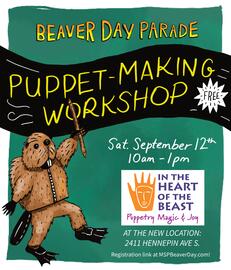 Beaver Day Puppet Making Workshop