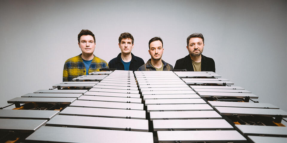 Sandbox Percussion with Matthew Aucoin and Conor Hanick: Canto Ostinato by Simeon ten Holt