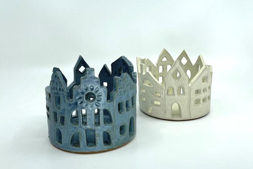 SOLD OUT Craft and Cocktails Workshop: Ceramic Village Luminary with Kim Burnham