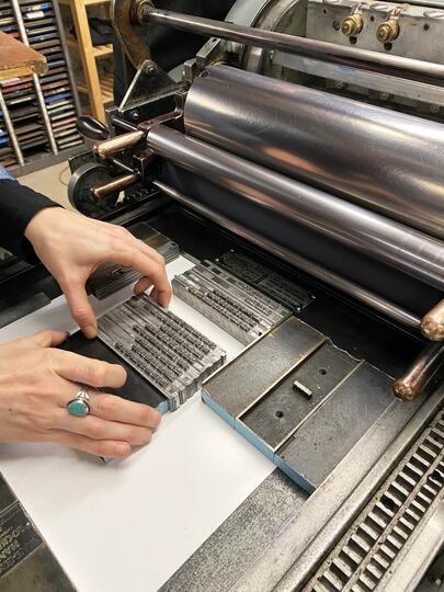 Letterpress 2: Setting Type (October)
