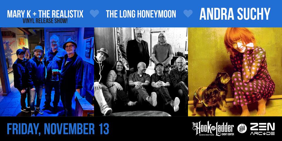Andra Suchy with The Long Honeymoon and Mary K and the Realistix