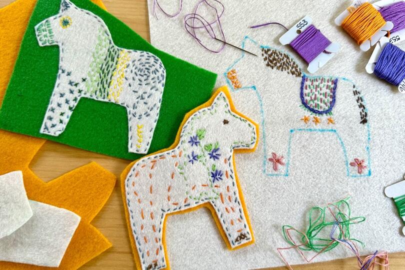 Starting with Slöjd: Dala Horse Decoration