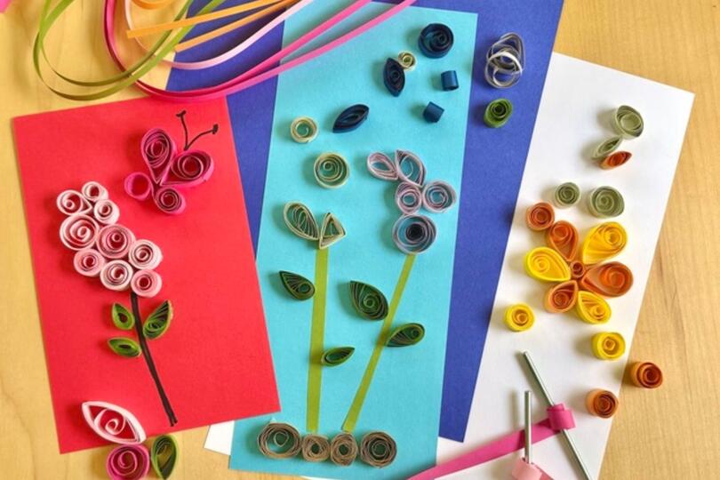 Starting with Slöjd: Paper Quilled Valentines