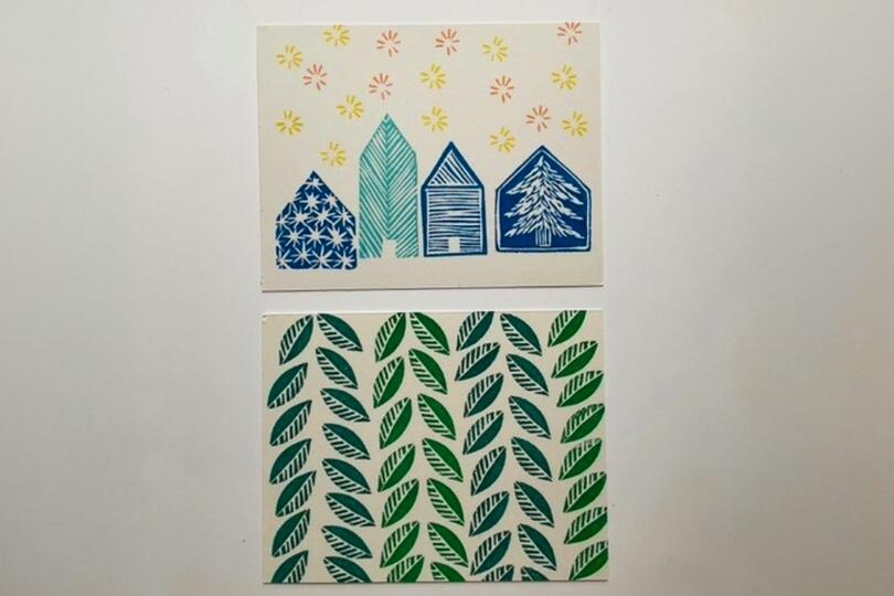 Nordic Handcraft Workshop: Stamped Holiday Cards with Jeanne McGee