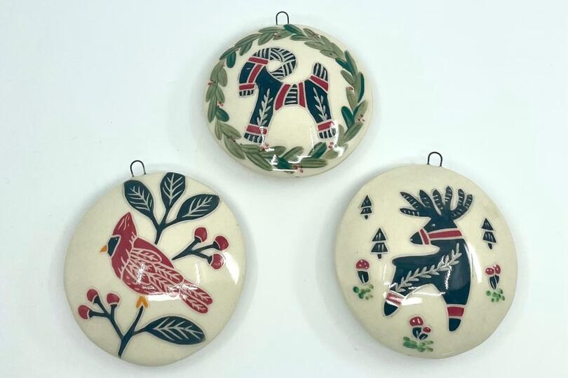 Craft and Cocktails Workshop: Carve and Paint a Ceramic Ornament with Kim Burnham
