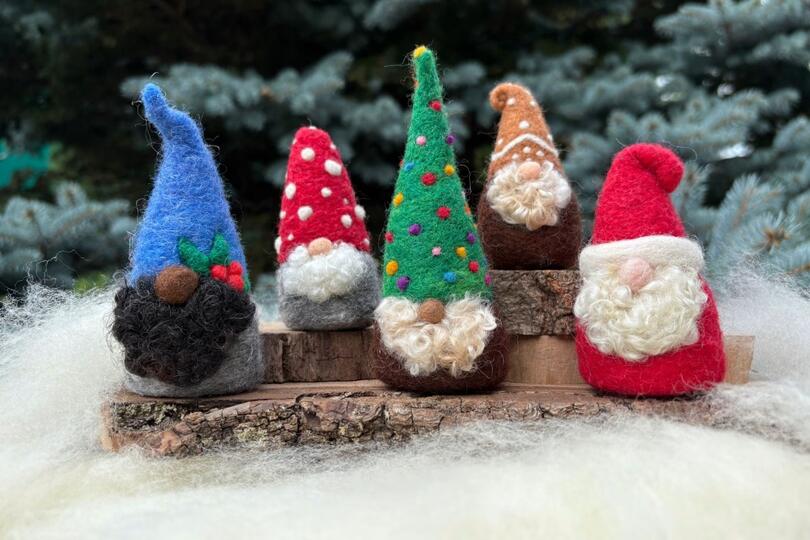 Nordic Handcraft Workshop: Needle Felted Holiday Tomte Workshop with Jen Newburg