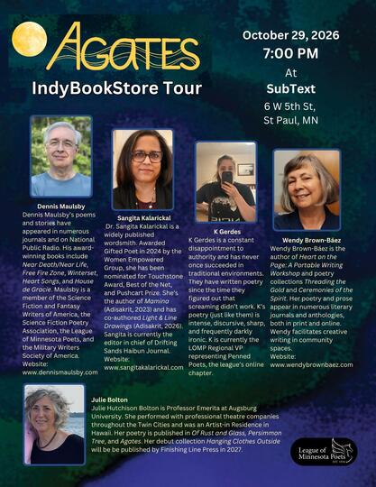 Agates IndyBookstore Tour