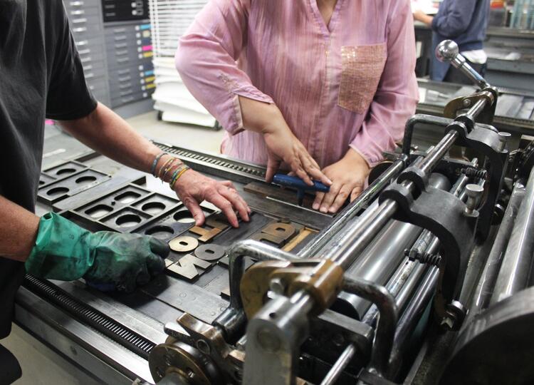 Quick & Dirty Letterpress Posters: January