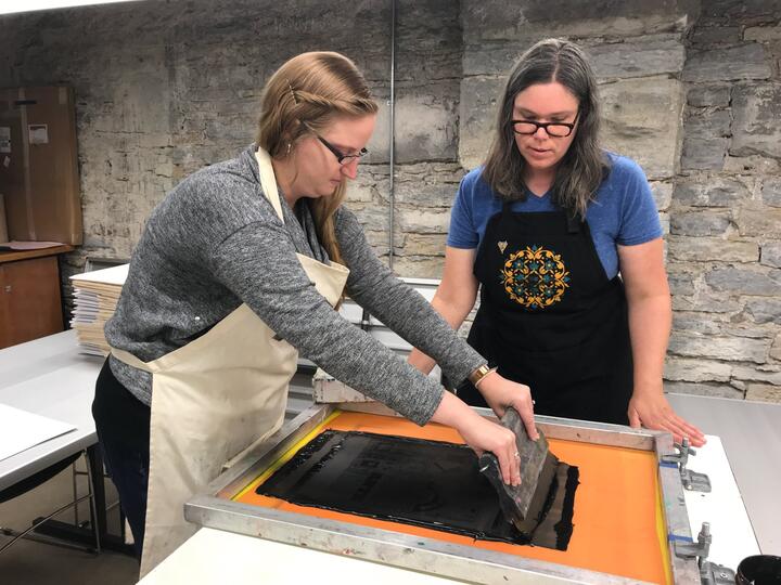 Introduction to Screen Printing: January