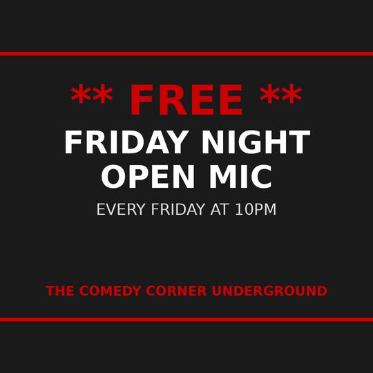 Friday Night Open Mic