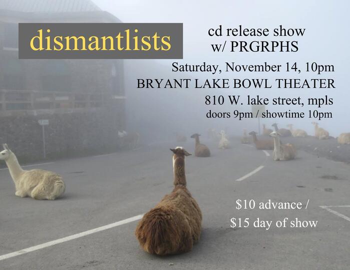 Dismantlists CD Release Show