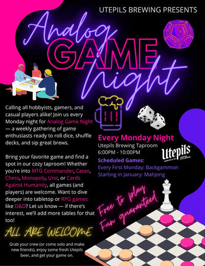 Analog Game Night