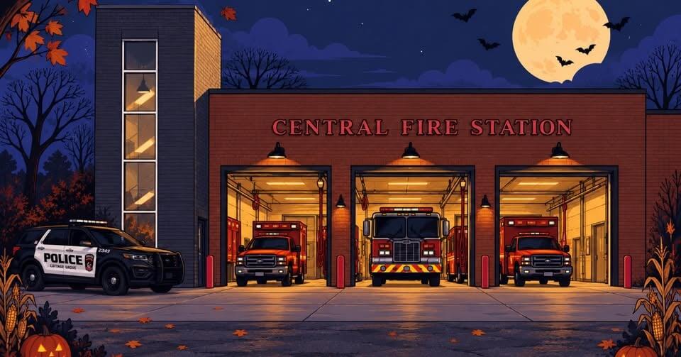 Cottage Grove Public Safety Trick or Treat Drive-Through