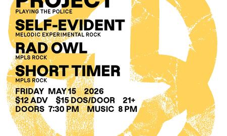 Hot New Side Project, Self-Evident, Rad Owl, Short Timer